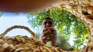 Rustic Cooking of a Huge KFC Leg! Village Gastronomy