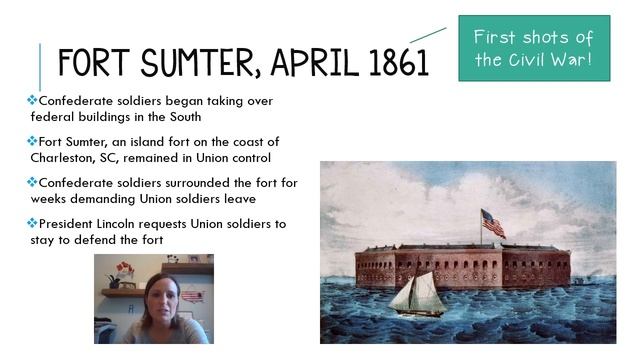 CH 16 Lesson 7 Secession and Fort Sumter смотреть онлайн