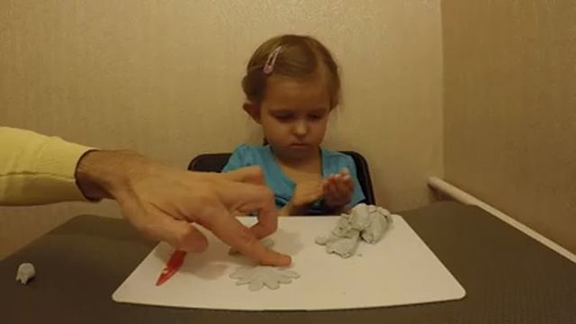 Лепим цветы, грибы, ракушку, улитку, божью коровку из пасты для лепки смотреть онлайн