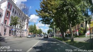 Советская улица в городе Йошкар-Ола  в начале августа 2023  года