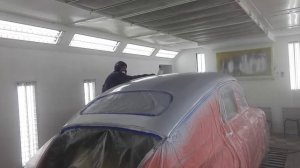 Удаление коррозии на крыше автомобиля Победа М 20