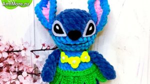 Амигуруми: схема Стич | Игрушки вязаные крючком
