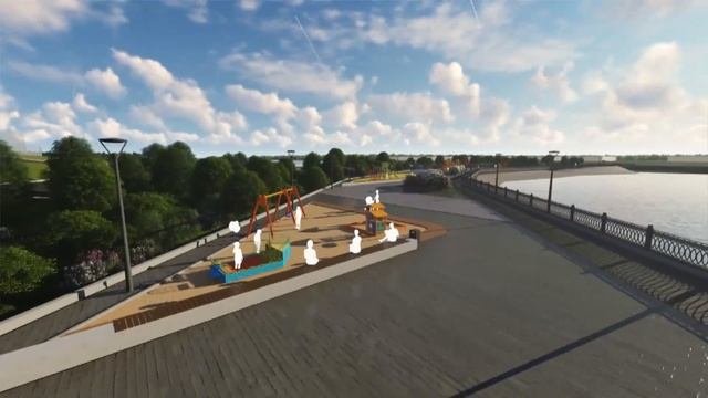Проект набережной Лысьвенского городского  пруда