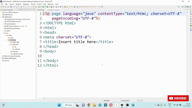 Login Form in JSP(Java Server Pages) Tutorial | Silan Software | pythontpoints.com смотреть онлайн