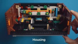 You can scroll the Screen of this TV - Lego NES: Super Mario Bros. Recreated (ASMR)