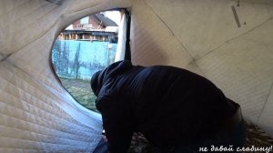 ТЕПЛООБМЕННИК И ДРОВЯНАЯ ПЕЧЬ ОТОПЛЕНИЕ ПАЛАТКИ ЗИМОЙ
