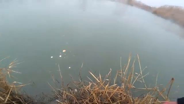 Рыбалка с ДРУГОМ. Как я ловлю ЖИВЦА зимой. смотреть онлайн