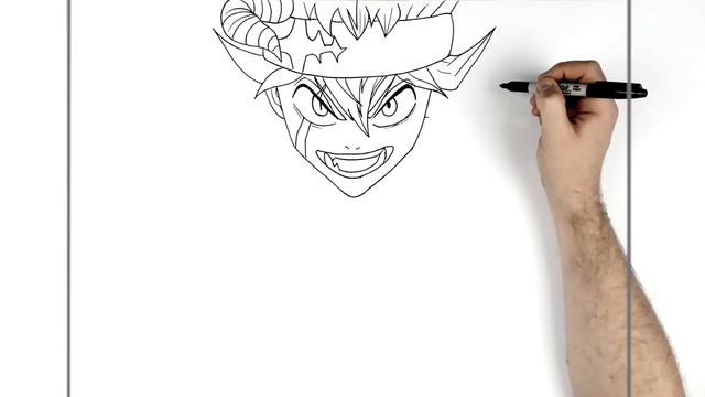 How To Draw Asta & Leibe | Step By Step | Black Clover смотреть онлайн
