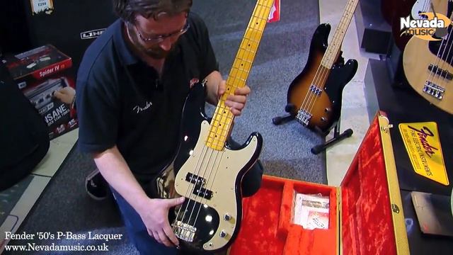 Fender 2013 Classic Series '50's P-Bass Black Lacquered Finish смотреть онлайн