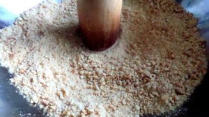 Песочный пирог с кремом на сгущенке