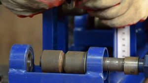 Правильно  согнуть круглую трубу Ду-32. Вал с угловой проточкой на трубогибе Цепон ПРО. Инструкция.