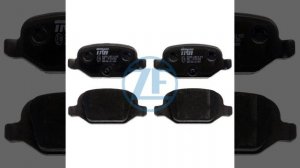GDB1384 TRW JUEG.PASTILL.D.FRENO,FREN.DISC Fiat 500, Fiat Panda