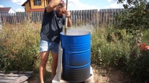 Деревянный забор "Шахматка". Краска своими руками.