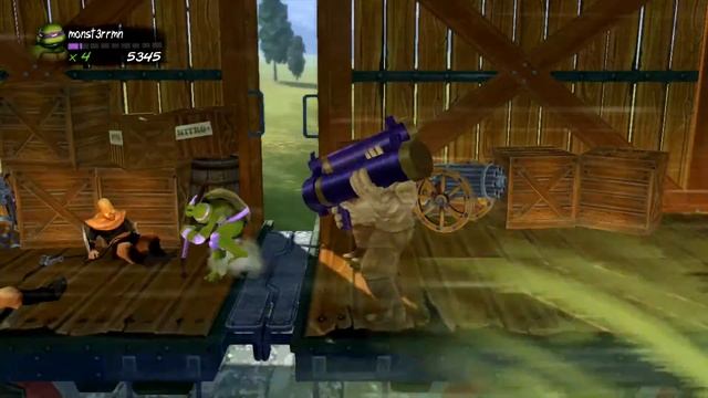 Teenage Mutant Ninja Turtles - Turtles in Time Re-shelled Donatello Playthrough смотреть онлайн