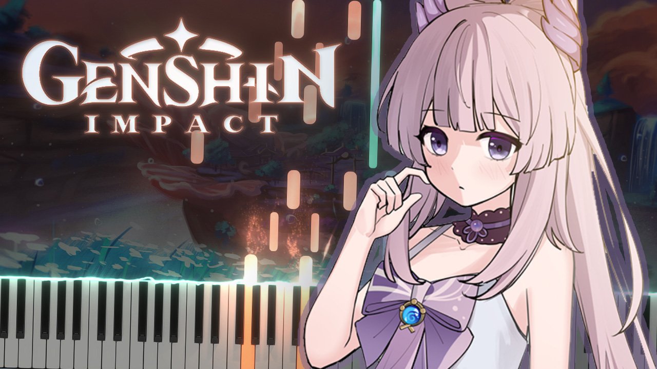 Stories Untold Genshin Impact - Synthesia  КАВЕР НА ПИАНИНО