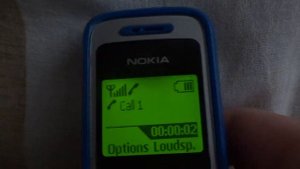 Nokia 1200 incoming call