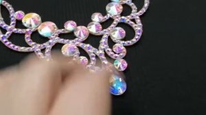 Как Сделать Колье из Фетровой Основы и Страз. Курс №3.