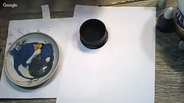 Имитация камня лабрадор. Создание радужного перелива камня. смотреть онлайн