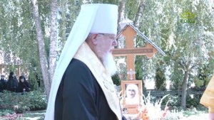 Освящение новосозданного скульптурного изображения блаженной старицы Феоктисты