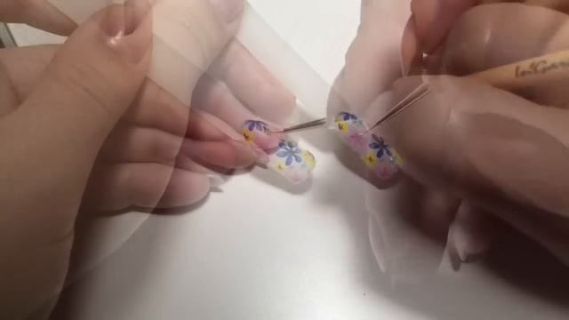 Дизайн ногтей летние цветы гель лакими )) olesyages nails