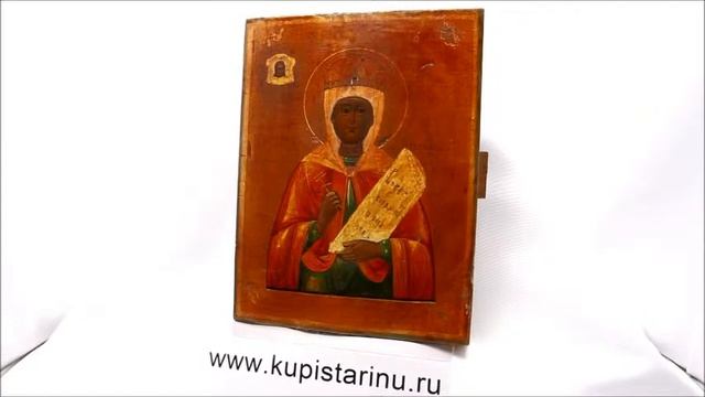 Икона старинная святая великомученица Прасковья Параскева Пятница DR0209