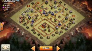 Атаки на кв с 10 тх разными миксами Clash of Clans