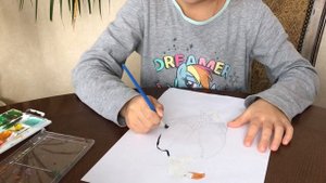 РИСУЕМ ? ОРЛА ?. ? Картина красками?