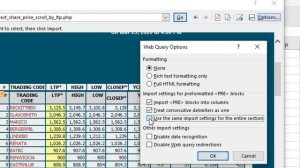 How to Import Dynamic Data From a Website to Excel