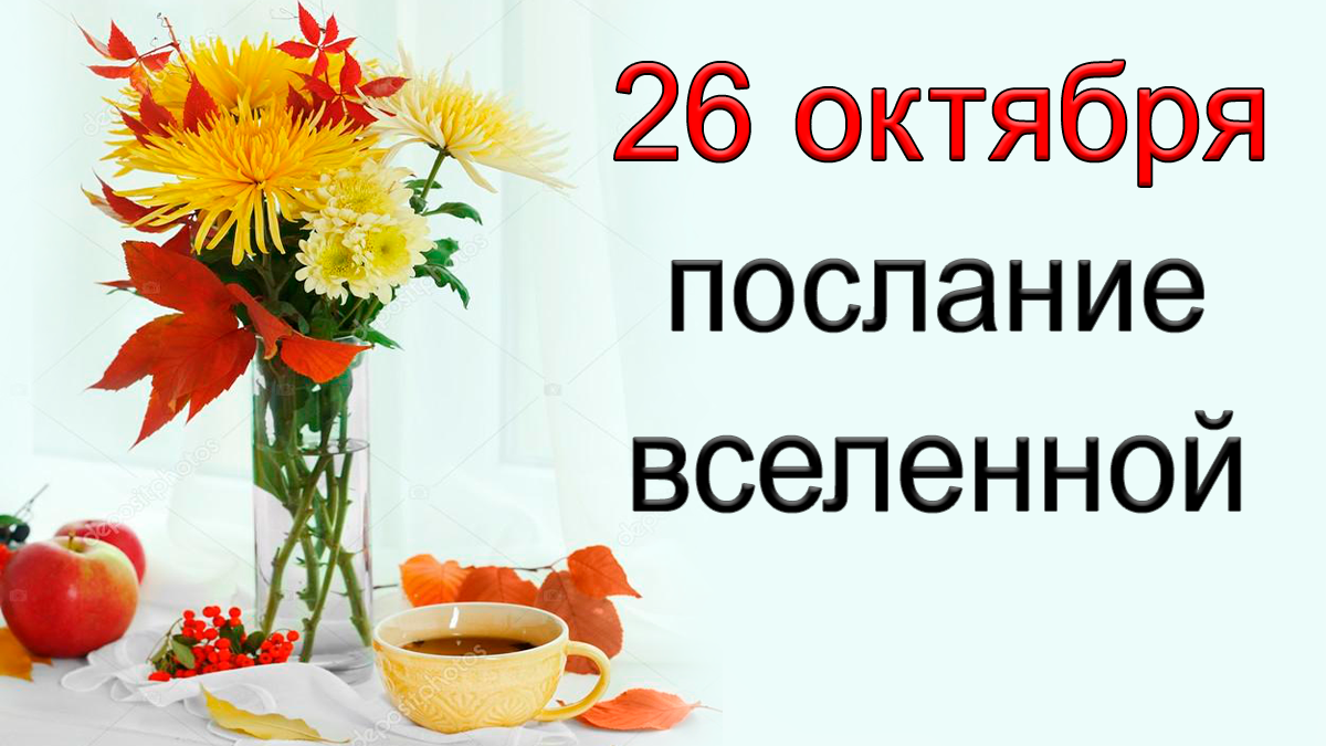 ПОСЛАНИЕ ВСЕЛЕННОЙ на 26 октября.*Эзотерика Для Тебя*
