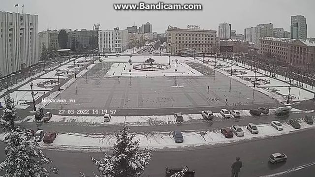 На площади Ленина Хабаровск.