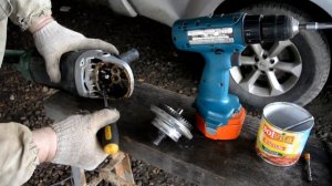 Разборка редуктора болгарки УШМ Hitachi G23SR