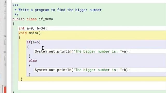 Java for beginners_3: Use if, if-else and if-else-if in your Java program. смотреть онлайн