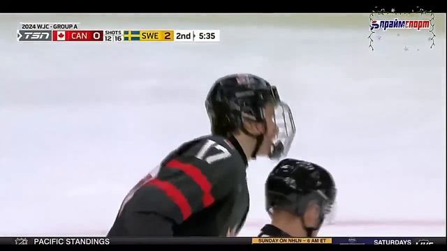 Dec.29/2023  IIHF World Junior Championship   CANADA - SWEDEN