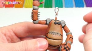ЛЕПИМ АНИМАТРОНИКА DRAWKILL FREDDY из ФНАФ | FNAF MODELLING CLAY