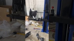 Монтаж подъёмника Puli с верхней синхронизацией от компании Азбука Автосервиса РФ
