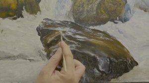 Как нарисовать перекат горной реки