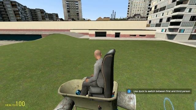 garys mod - contraptions - FLYING BATHTUB смотреть онлайн