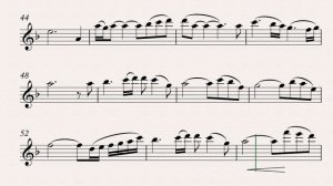 Waignein "Jazz from 5 to 8" - видео-минусовка и ноты для саксофона-альта, быстрые темпы