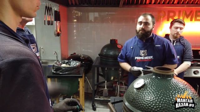 Мастер-класс Как приготовить стейк на BIG GREEN EGG Керамический гриль яйцо | МАНГАЛКАЗАН.РУ