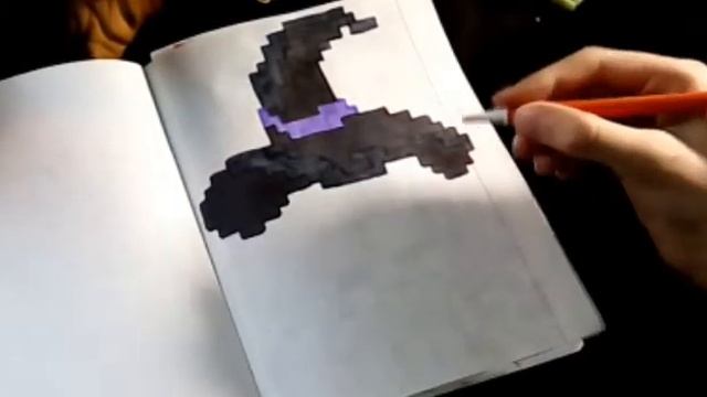 Рисуем ТЫКВУ на HALLOWEEN!?Как нарисовать тыкву по клеточкам?Видеоурок#7?Рисуем с Yulya Meow? смотреть онлайн