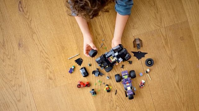 LEGO, КОНСТРУКТОР Super Heroes Побег Джокера на трицикле смотреть онлайн