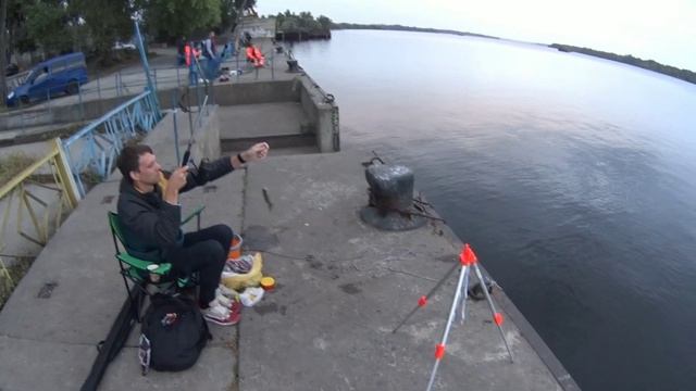 Рыбалка на фидер в центре города. Рыбалка на Днепре, Запорожье, Украина 2021. Поклёвки сазана,плотв
