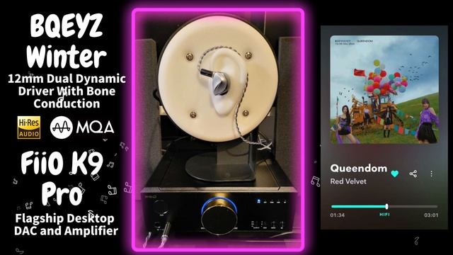 【Sound Demo】BQEYZ Winter & FiiO K9 Pro ESS ♪"Queendom"_Red Velvet 레드벨벳 смотреть онлайн