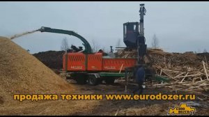 Древесная дробилка щепорез MUS MAX WT 10 / Wood crusher branch