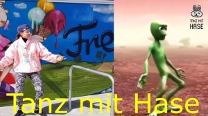 Dame Tu Cosita Challenge Зеленый Человечек Танец || Tanz mit Hase - Веселый Танец || Часть 2