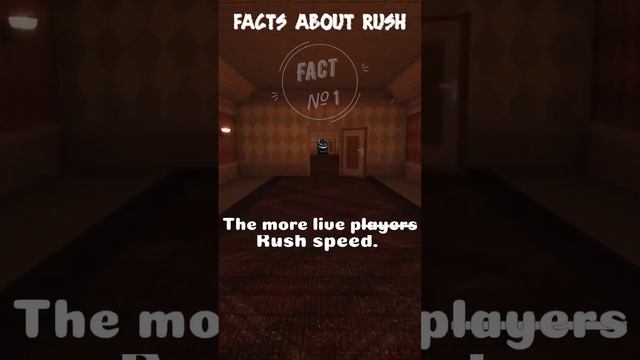 Amazing facts about monster RUSH Doors Roblox #shorts #roblox#doors