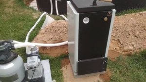 Нагрев воды в бассейне котлом