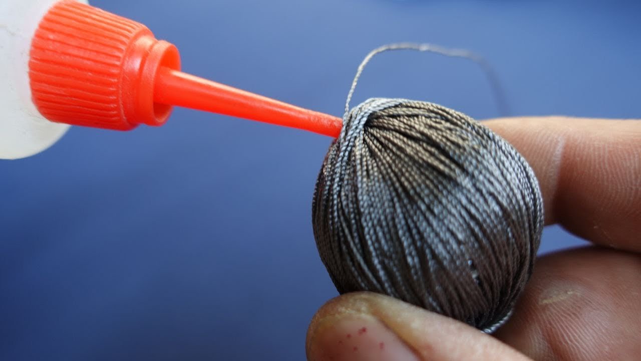 Налейте суперклей в пряжу, он действует очень прочно | Советы и идеи смотреть онлайн