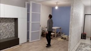 Складная перегородка гармошка для комнаты