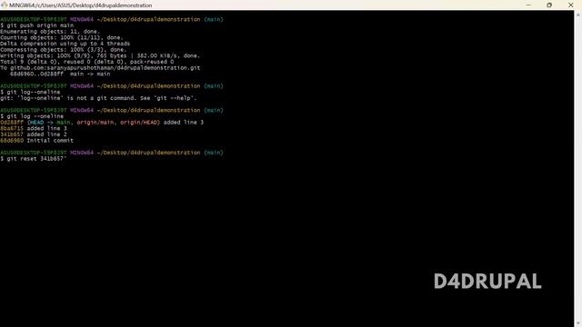 Restore all commits after git reset GitHub | D4Drupal смотреть онлайн